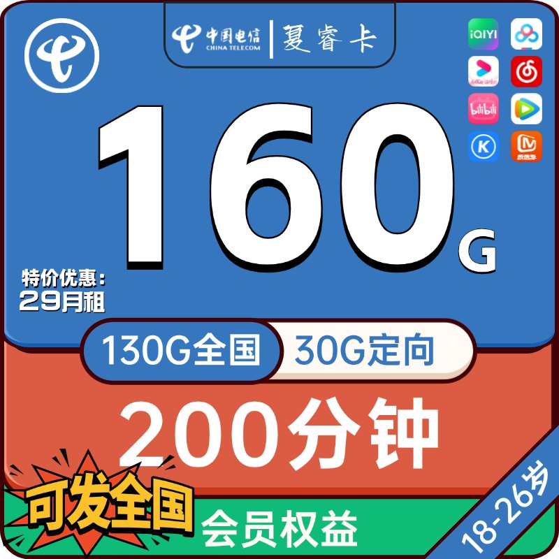 电信夏睿卡